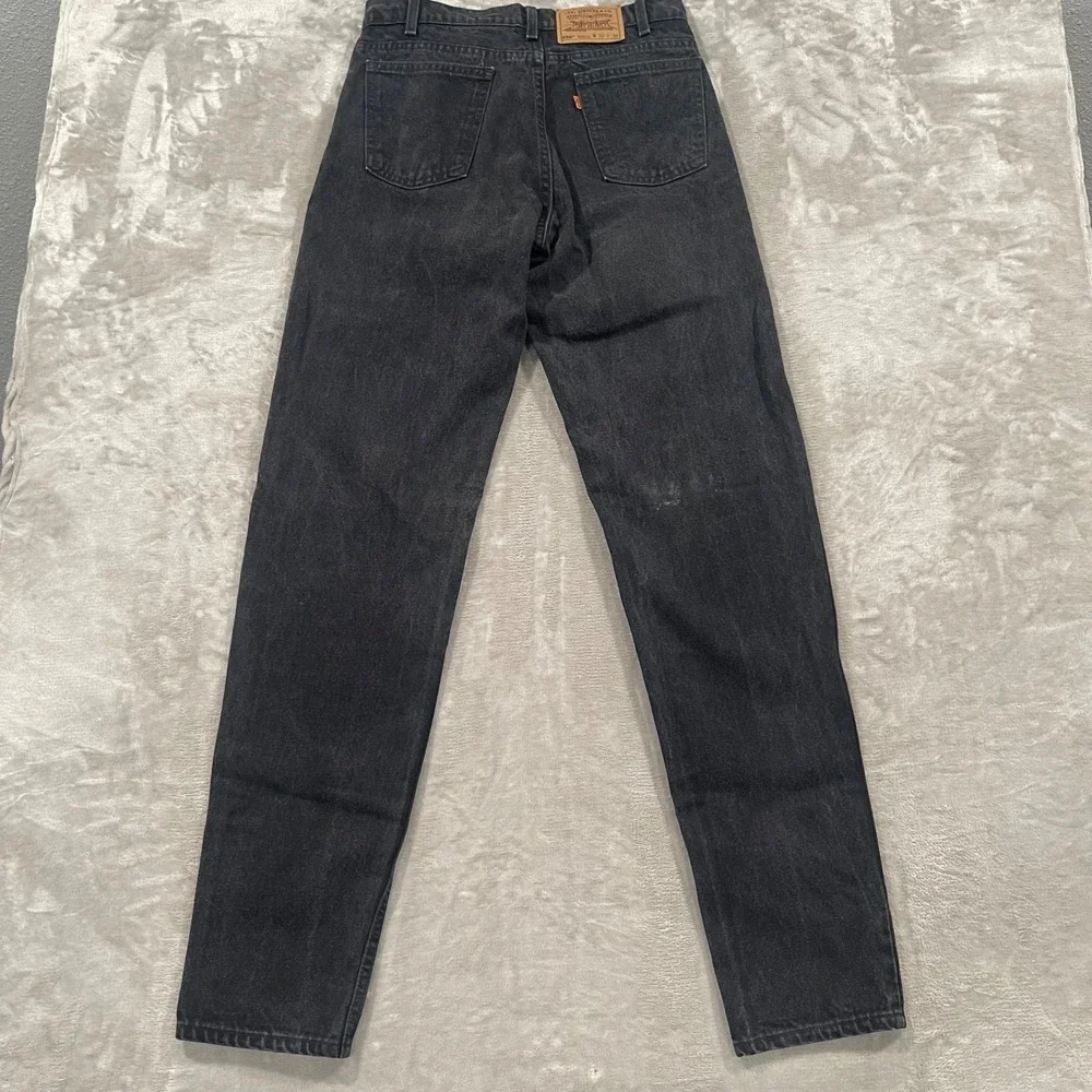 Vintage Levis 550 Jeans Mens 32x36 Black Relaxed Tapered Made in USA 90s